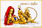 Calvin and Tigra