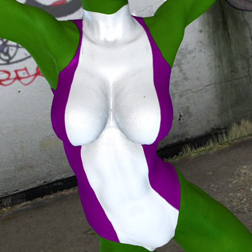 She-Hulk for V4 bodysuit She-Hulk for V4 bodysuit