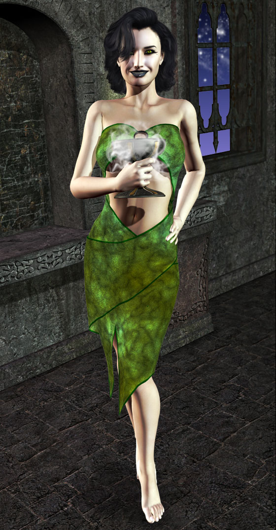 Double Helix Dress for V4 by PJZ99
