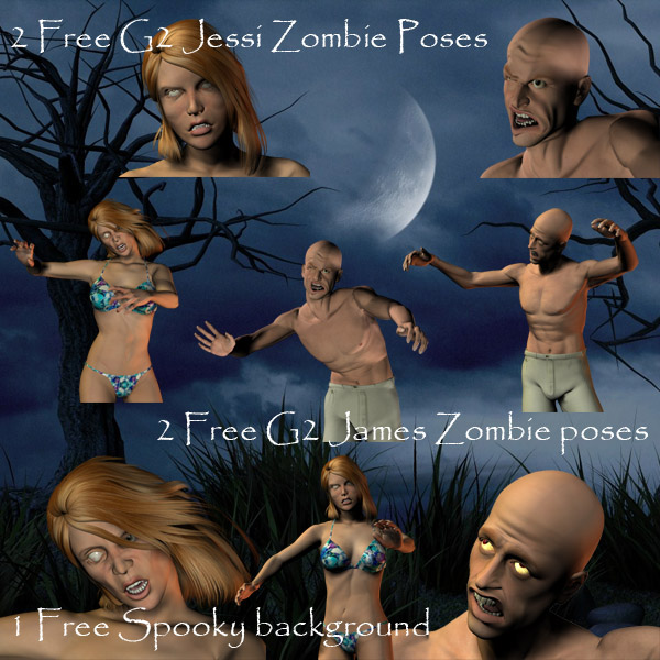 G2 Folks Zombie Poses G2 Folks Zombie Poses