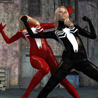 Alien Spider Symbiote Textures for V3 and other daz gen 3 Alien Spider Symbiote Textures for V3 and other daz gen 3