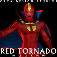 Red Tornado Modern Red Tornado Modern