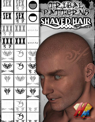 Designs Shaved Into Head Hair TRIBAL PATTERNS is free.